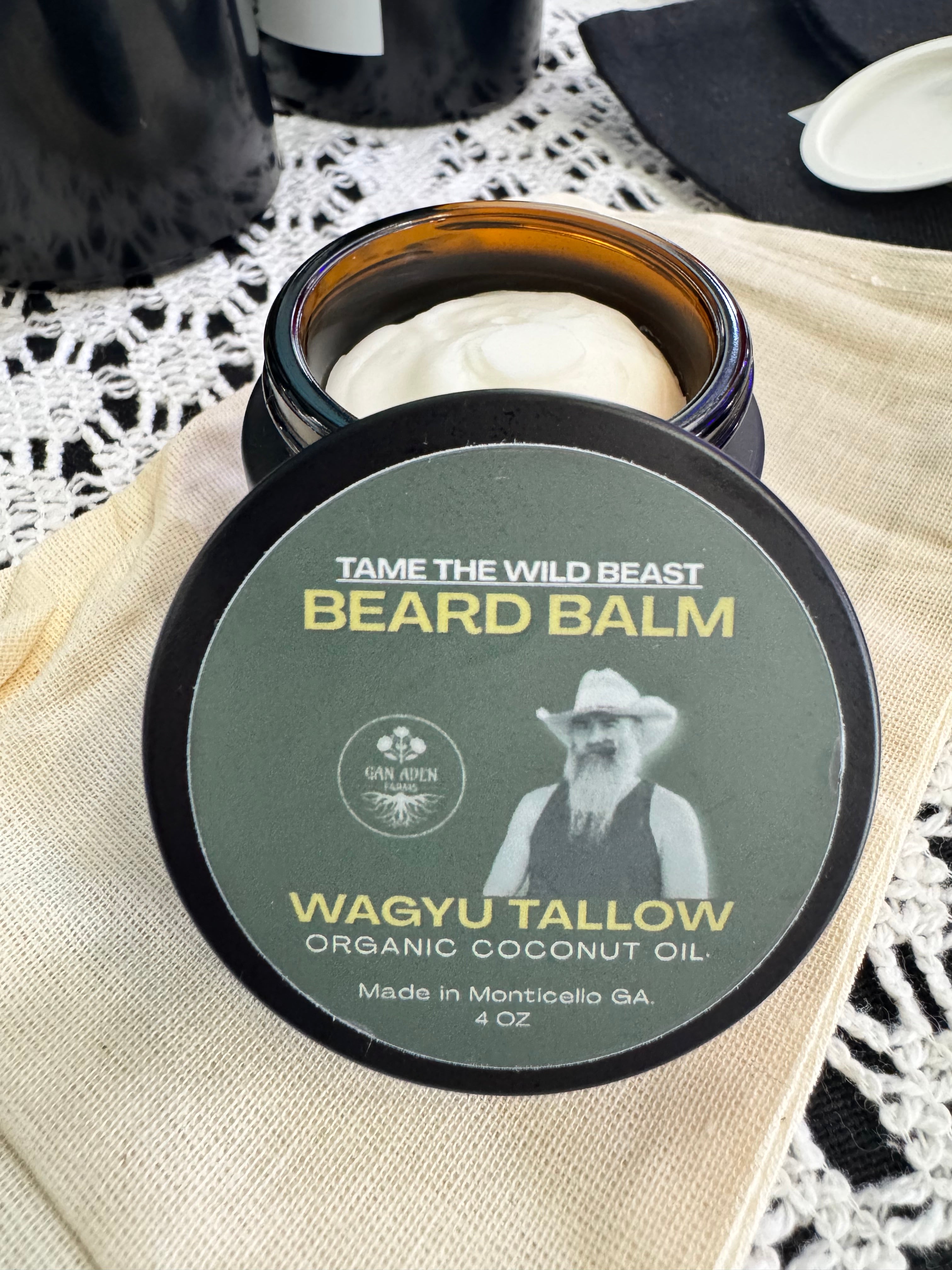 Wagyu tallow beard balm