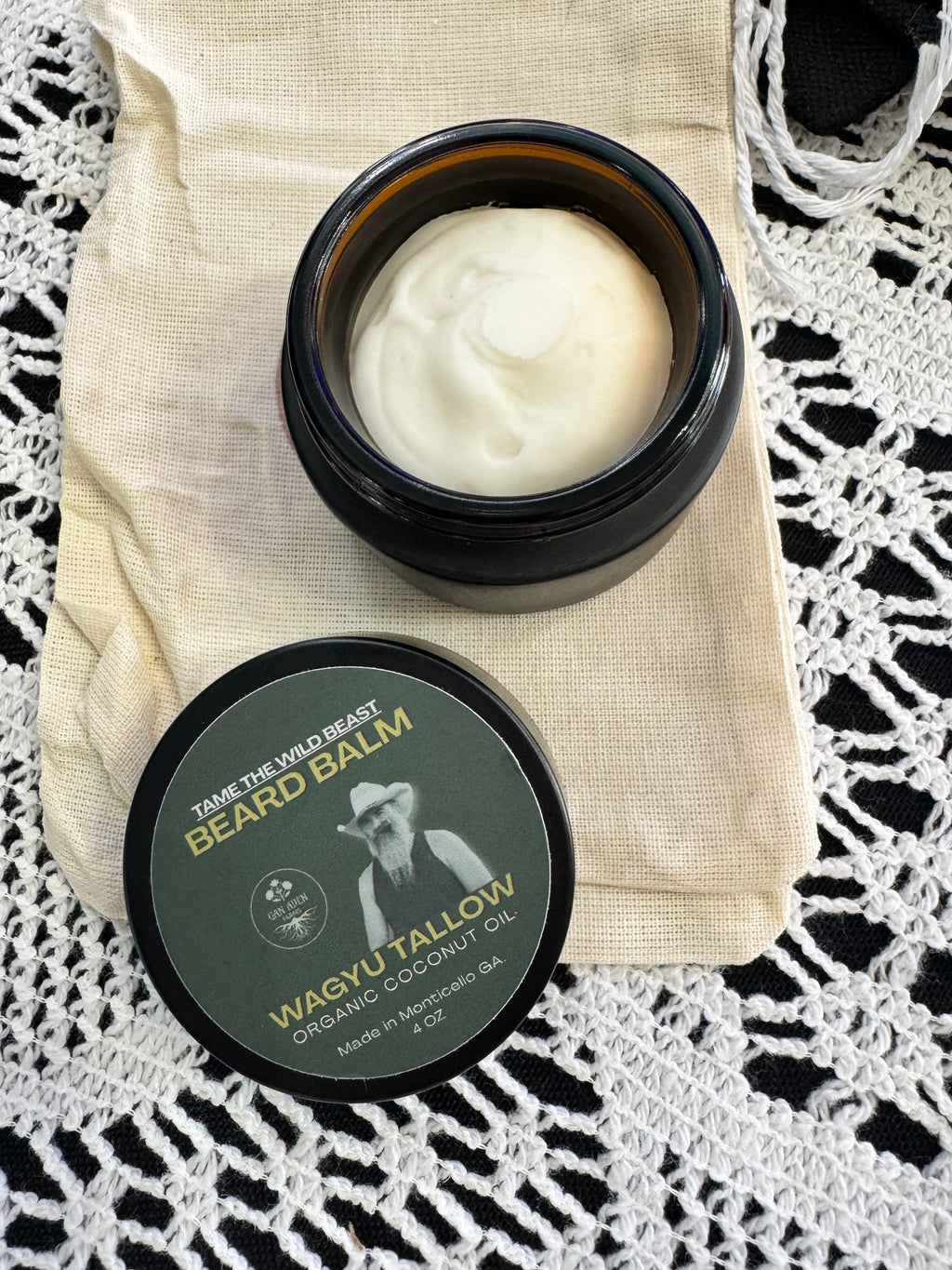 Wagyu tallow beard balm